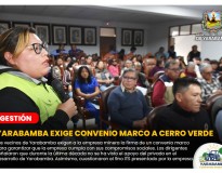 YARABAMBA EXIGE CONVENIO MARCO A CERRO VERDE 